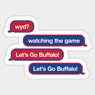 Bills WYD Text Sticker